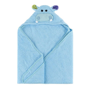 Zoocchini Baby Hooded Towel - Henry the Hippo Default Title