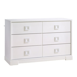 NEST Lello Double Drawer Dresser - White Default Title