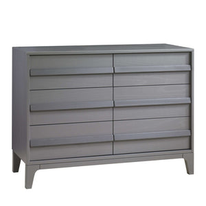 Natart Kyoto 6-Drawer Double Dresser Charcoal