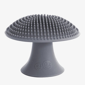 EzPz Silicone Mushroom Sponge - Grey Default Title