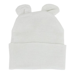 Kidcentral Essentials Newborn Hat - Grey Ears Default Title