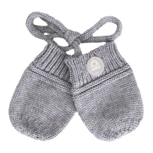 Calikids Knit My First Mittens - Grey (Newborn, 0-6 Months) Default Title