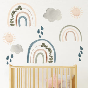 Peppy Lu Nursery Wall Decals Set - Sierra Rainbows (Large) Default Title