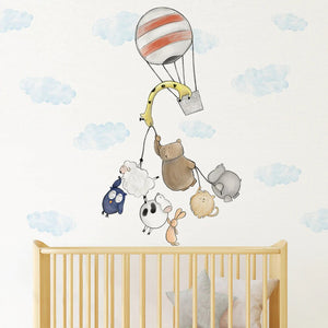 Peppy Lu Nursery Wall Decals Set - Party in the Sky (Large) Default Title