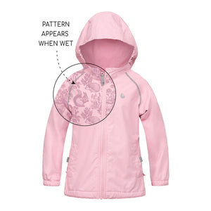 Therm SplashMagic Waterproof Fleece-Lined Girls Storm Jacket Ballet Pink 5T Spring Summer 2023