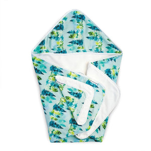 Tiny Twinkle Kaffle Hooded Towel - Forest Default Title