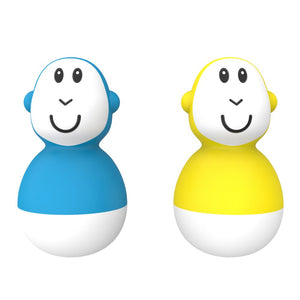 Matchstick Monkey Bathtime Wobblers - Blue & Yellow Default Title