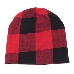 Najerika Bamboo Infant Beanie Hat - Red Plaid (80599) (Open Box) Default Title