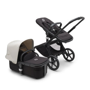 Bugaboo Fox 5 Complete Stroller Misty White Midnight Black Black