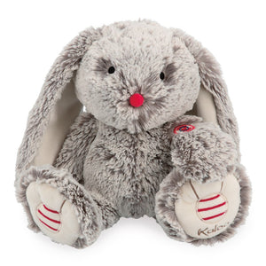 Kaloo Prestige Musical Plush Toy - Grey Leo Rabbit Default Title