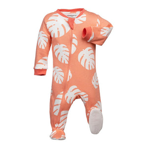 Zippy Jamz Organic Cotton Footed Sleeper - Tropicalia (0-3 Months) Default Title