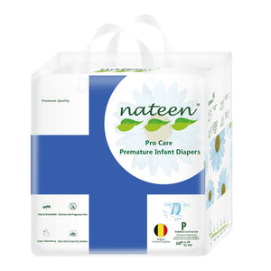 Nateen Biodegradable Premium Baby Diapers - 50ct (Premature, up to 3 kg) Default Title