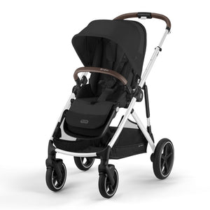 Cybex Gazelle S 2 Modular Stroller Moon Black with Silver Chassis