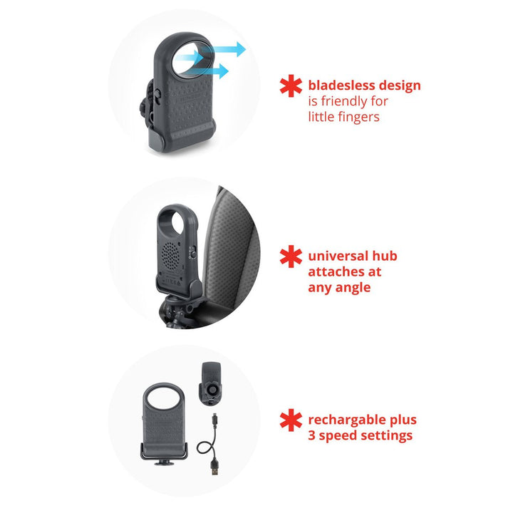 Skip Hop Stroll & Connect Bladeless Stroller Fan