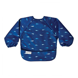 Tiny Twinkle Mess-Proof Full Sleeve Bib - Ocean Life Default Title