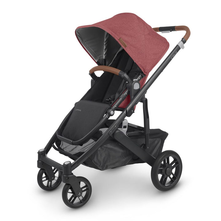 UPPAbaby Cruz V2 Stroller Lucy (Rosewood Melange with Saddle Leather)