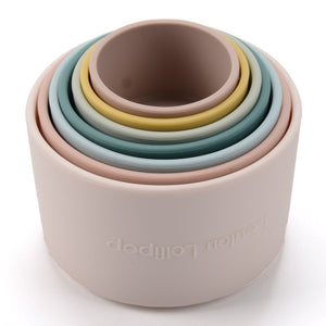 Loulou Lollipop Silicone Stacking Cups Classic