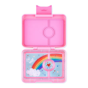 Yumbox Snack 3-Compartment Snack Bento Box Fifi Pink (Discontinued)