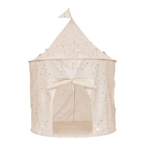 3 Sprouts Recycled Fabric Play Tent Beige Terazzo