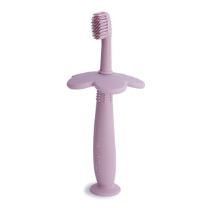 Mushie Training Toothbrush Soft Lilac Flower