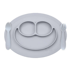 EzPz Mini Feeding Set - Pewter Default Title