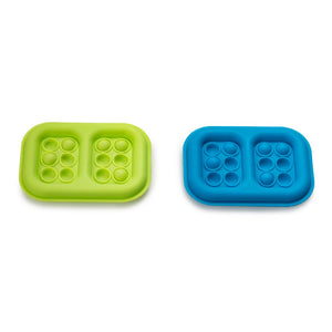 Melii 2-Pack Silicone Pop-It Ice Packs - Blue/Lime Default Title