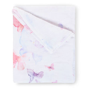 Oilo Cotton Muslin Swaddle Blanket Butterfly