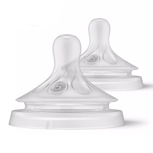 Avent 2-Pack Natural Response Nipples - Flow 5 (6+ Months) Default Title