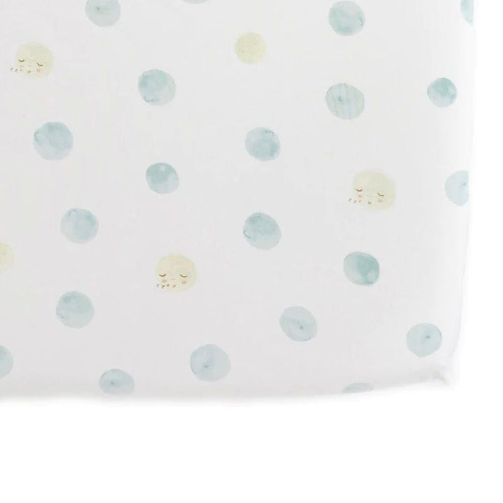 Pehr Organic Cotton Crib Sheet Luna Dusk