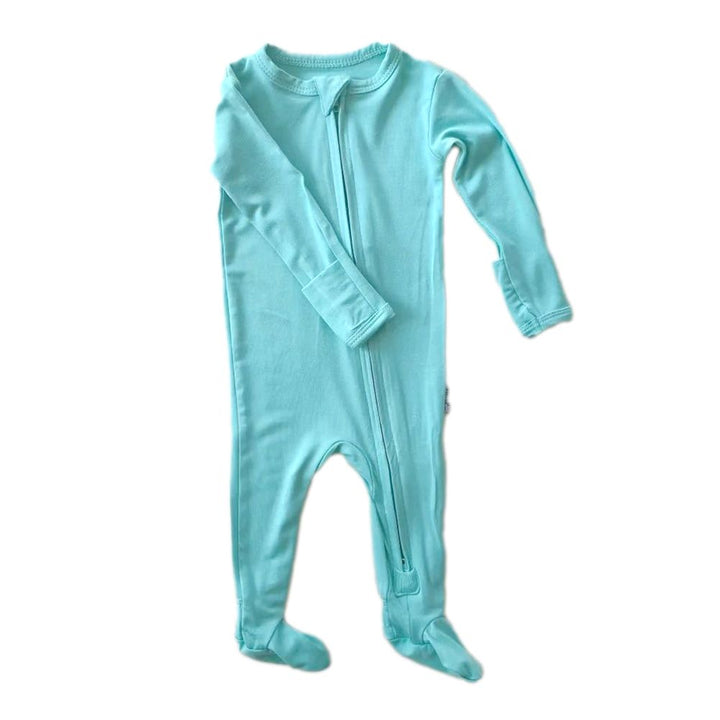 Pip+Phee Footed Sleeper Aqua NB Default Title