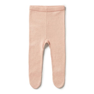 Wilson+Frenchy Knitted Leggings with Feet - Rose (3-6 Months, 6-8 Kg) Default Title