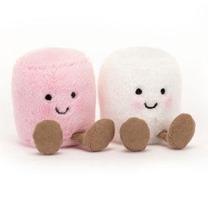 Jellycat Amusables Plush Toy - Pink and White Marshmallows Default Title