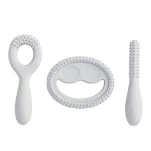 EzPz 3-Piece Oral Development Tools Set - Pewter Default Title