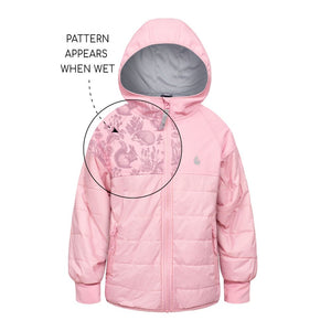 Therm Hydracloud Waterproof Fleece-Lined Puffer Jacket Ballet Pink (Discontinued) 2T Fall Winter 2023