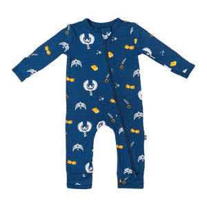 Kyte Bamboo Harry Potter Zippered Romper Ravenclaw (Discontinued) 12-18 Months (22-25 lbs) Limited Edition