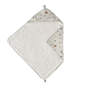 Pehr Cotton Hooded Towel Rush Hour