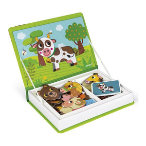 Janod Magneti'Book Magnetic Toy Set - Animals Default Title