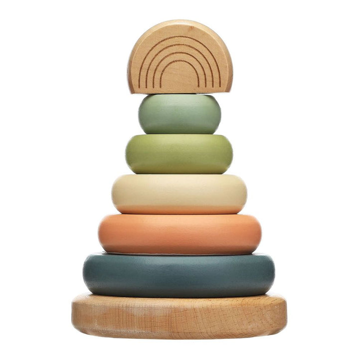 Pearhead Wooden Stacking Toy Tower Default Title