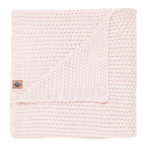 Kyte Chunky Knit Baby Blanket Blush