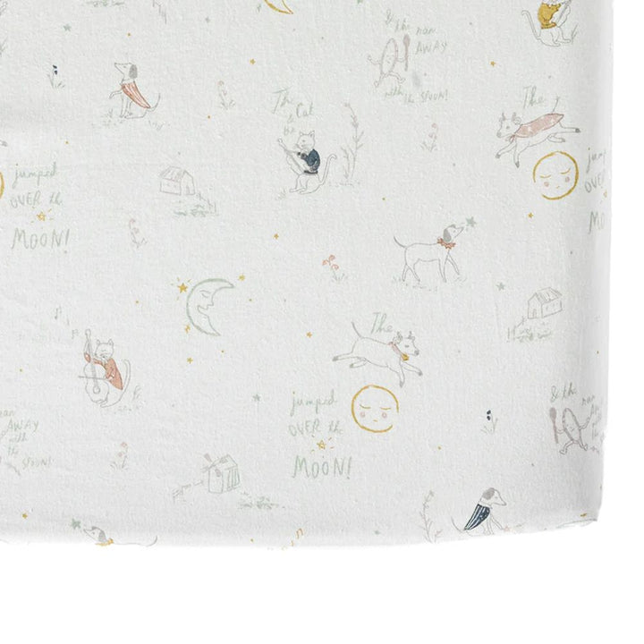 Pehr Organic Cotton Crib Sheet Over the Moon