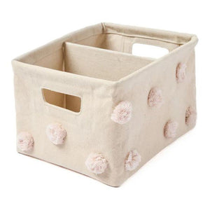 Pehr Pom Pom Hideaway Caddy Organizer (11 x 8 inch) Blush