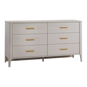 Natart Palo 6-Drawer 56 inch Double Dresser Dove