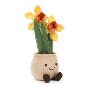 Jellycat Amusable Plush Toy - Daffodil Pot (11 inch) Default Title