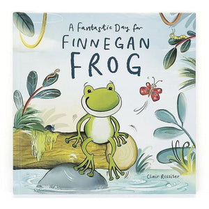 Jellycat A Fantastic Day for Finnegan Frog Board Book Default Title