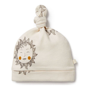 Wilson+Frenchy Organic Knot Hat Shine On Me XS (Newborn)