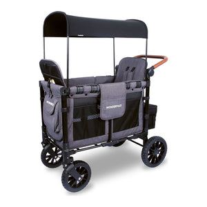 Wonderfold W2 Luxe Stroller Wagon Charcoal Gray