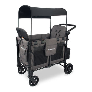 Wonderfold W2 Elite Stroller Wagon Charcoal Gray