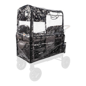 Wonderfold Clear Rain Cover for W4 Elite/Luxe Stroller Wagons Default Title