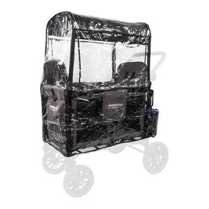 Wonderfold Clear Rain Cover for W2 Elite/Luxe Stroller Wagons Default Title