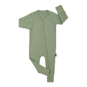 Belan.J Bamboo Ribbed Footless Sleeper Clover (Discontinued) 6-12 Months Spring Summer 2024